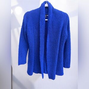 Sweaterworks Royal Blue Textured Cardigan
